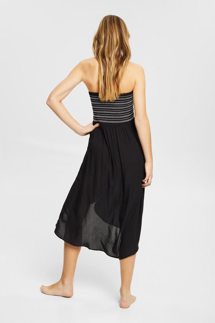 Bandeau-Kleid aus LENZING™ ECOVERO™, BLACK, detail image number 1