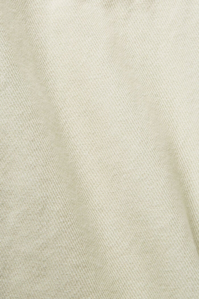 Twill-Overshirt, 100 % Baumwolle, BEIGE, detail image number 6
