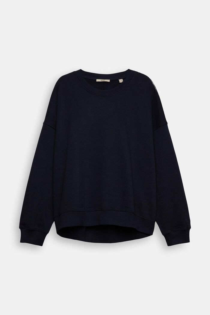 CURVY Sweatshirt im Relaxed Fit, NAVY, detail image number 0