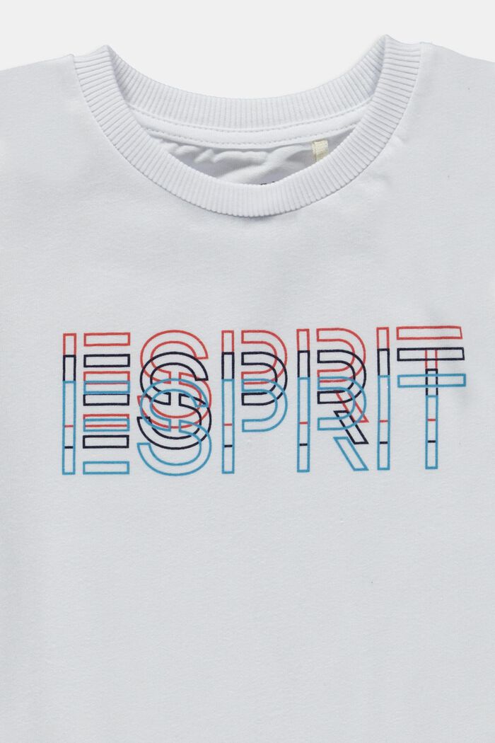 Gemischtes Set: T-Shirt und Shorts mit Logoprint, WHITE, detail image number 2