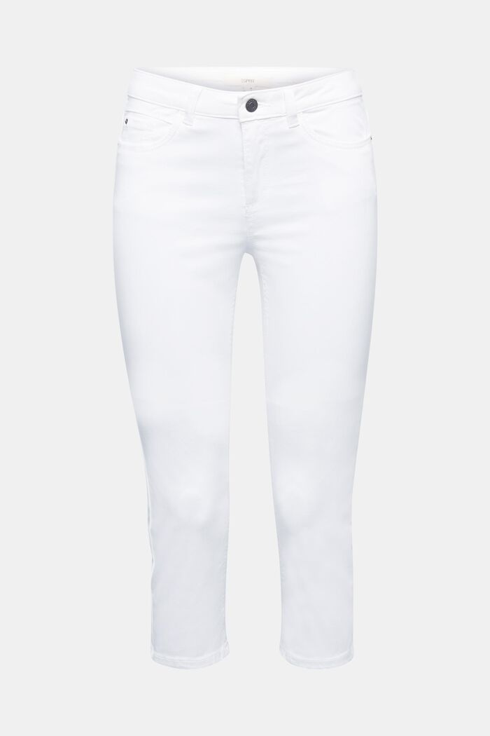 Softe Capri-Pants mit Lycra xtra life™, WHITE, detail image number 0