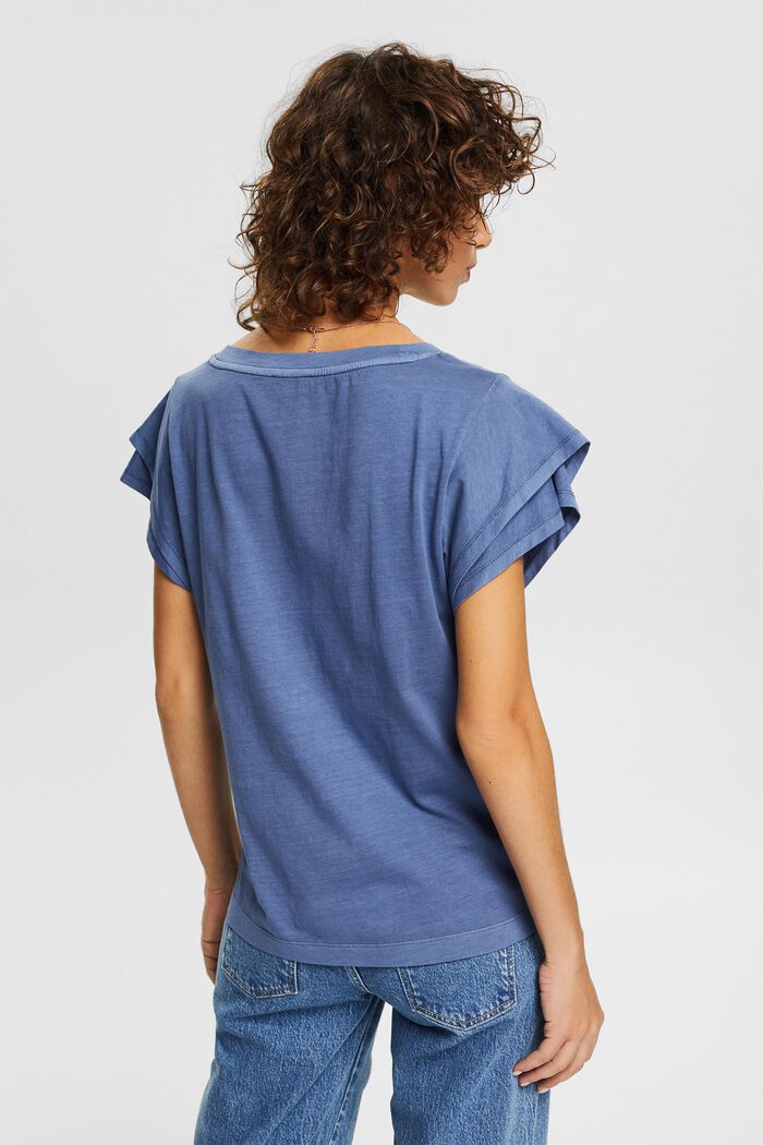 T-Shirt aus 100% Organic Cotton, BLUE LAVENDER, detail image number 3