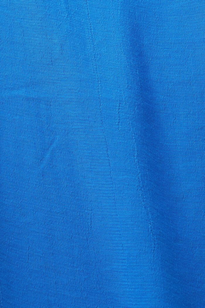 Kurzer Jumpsuit mit V-Ausschnitt, BRIGHT BLUE, detail image number 4