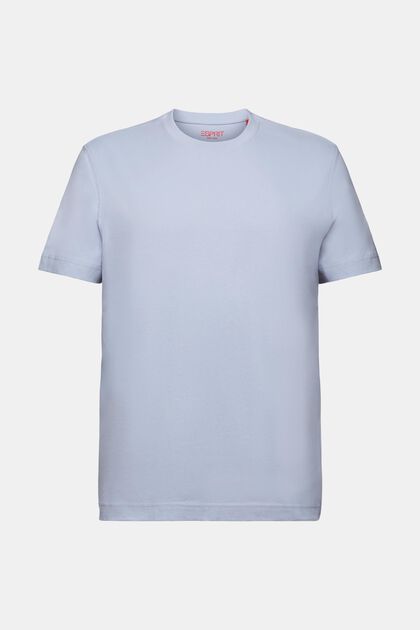 Rundhals-T-Shirt aus Baumwolljersey