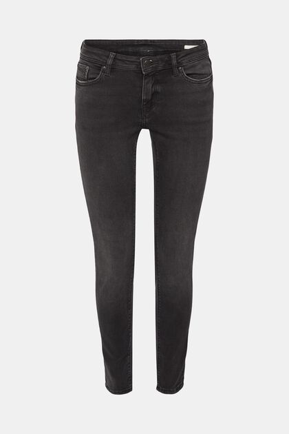 Skinny Fit Jeans, BLACK DENIM, overview