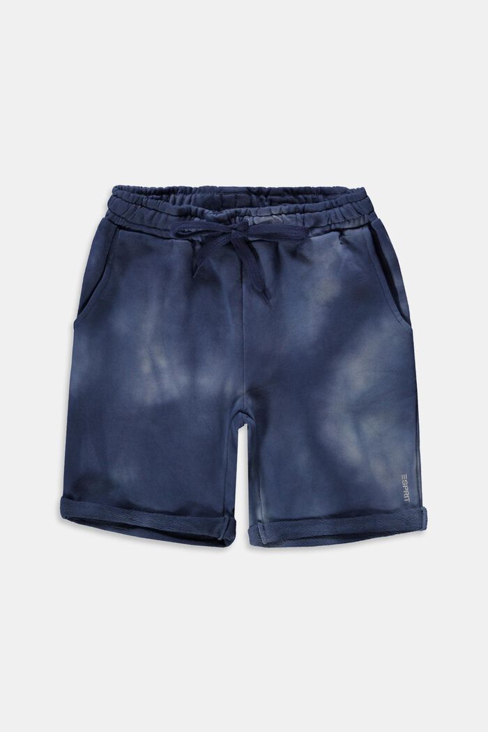Sweat-Shorts im Batik-Look