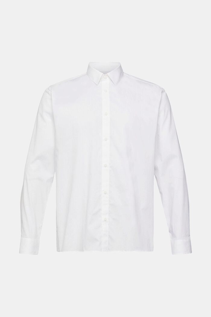Nachhaltiges Baumwollhemd, WHITE, detail image number 2