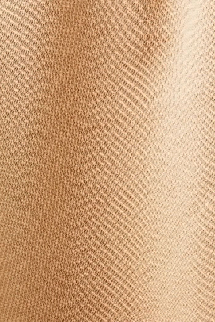 Logo-Sweatpants aus Baumwollfleece, BEIGE, detail image number 4
