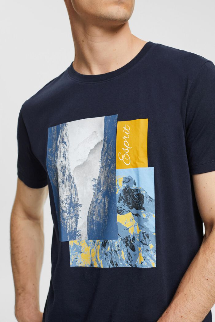 T-Shirt mit Print, NAVY, detail image number 2