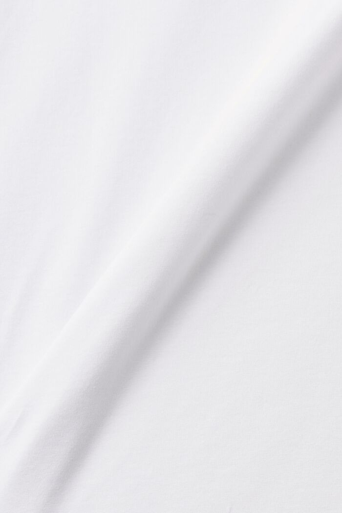 T-Shirt mit U-Boot-Ausschnitt, WHITE, detail image number 4