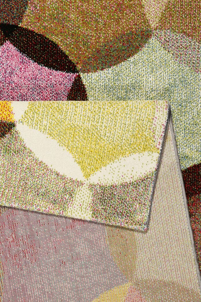 Kurzflor-Teppich mit symmetrischem Muster, BEIGE, detail image number 2