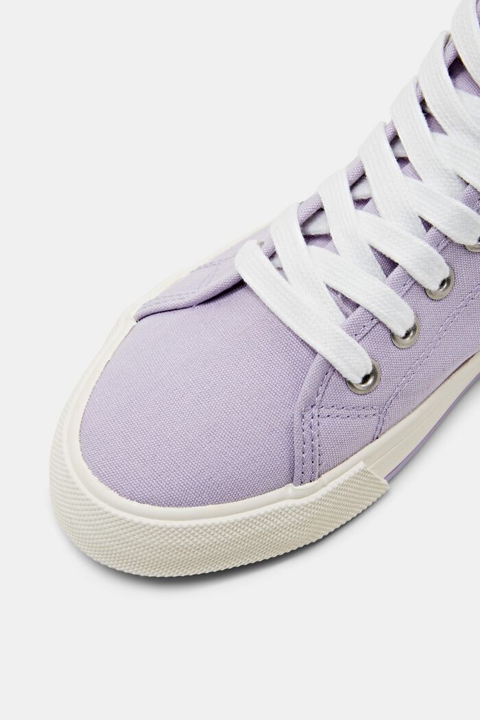 High Sneaker aus Canvas, LILAC, detail image number 3