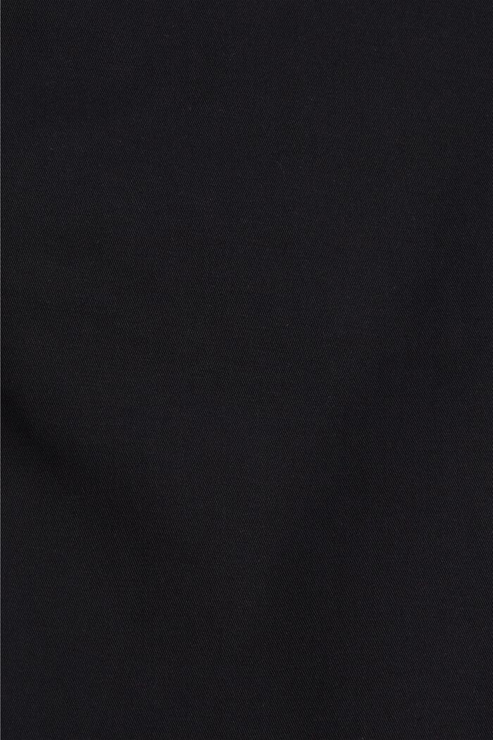 Chino aus Bio-Baumwolle mit Keyring, BLACK, detail image number 7