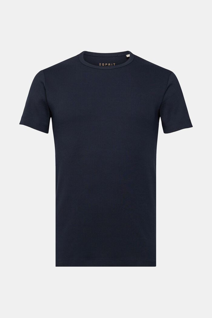 Jersey-T-Shirt in Slim Fit, NAVY, detail image number 6