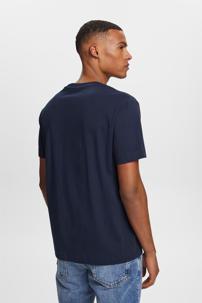 Bedrucktes Jersey-T-Shirt, 100 % Baumwolle, NAVY, detail image number 3