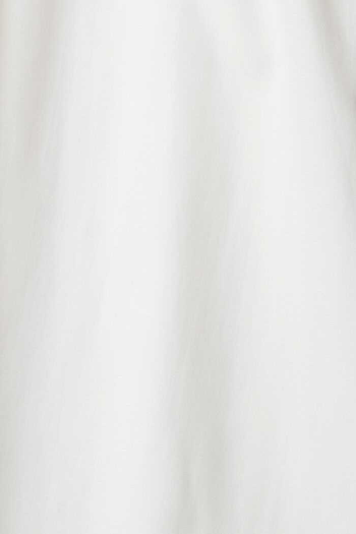 Bluse mit Keyhole-Detail, LENZING™ ECOVERO™, OFF WHITE, detail image number 4