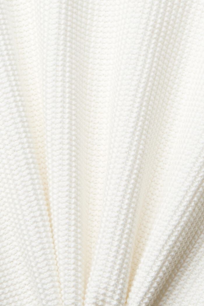 Sweater aus 100% Baunwollen, OFF WHITE, detail image number 4