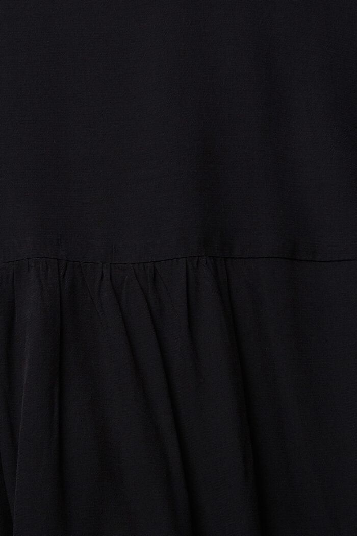 Bluse mit Kelchausschnitt, BLACK, detail image number 6