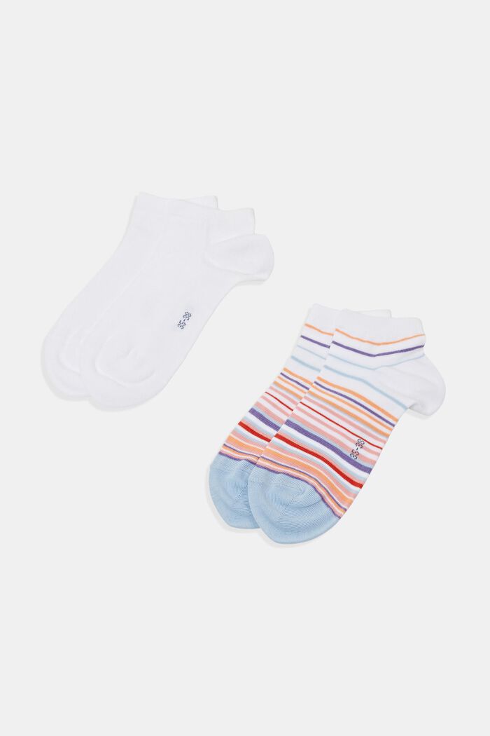 2er-Set Socken aus Bio-Baumwolle, WHITE, detail image number 0