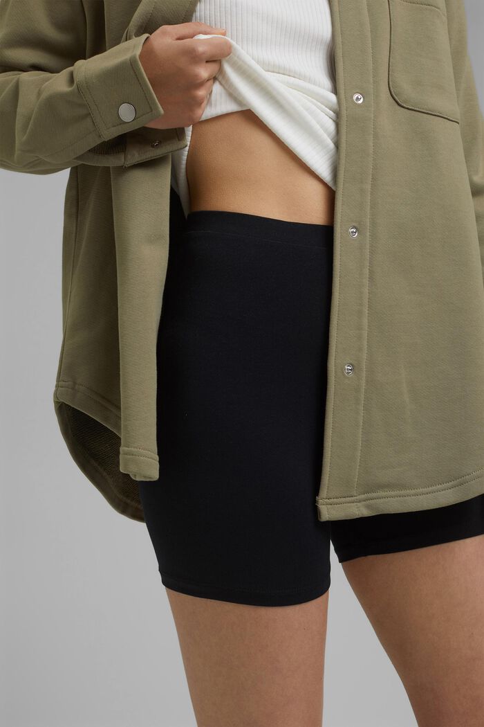 Jersey-Shorts aus Organic Cotton, BLACK, detail image number 2