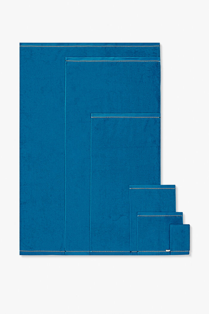 Mit TENCEL™: Handtuch-Serie aus Frottee, OCEAN BLUE, detail image number 0