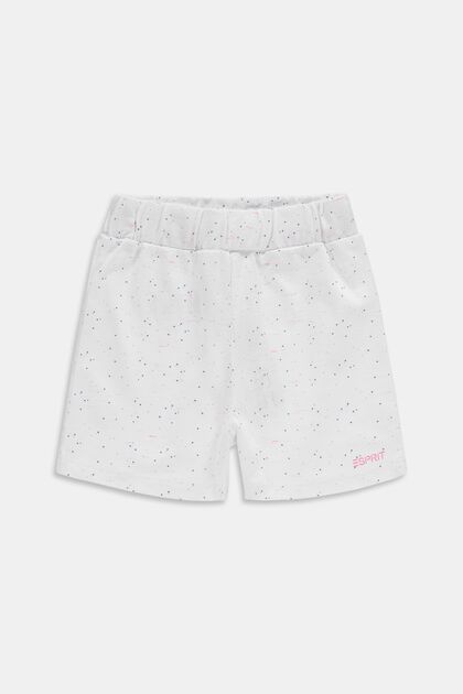 Jersey-Shorts aus Organic Cotton, WHITE, overview