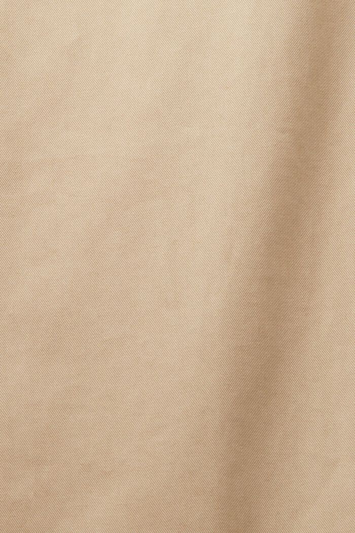 Chinohose mit fixiertem Gürtel, 100 % Baumwolle, SAND, detail image number 6