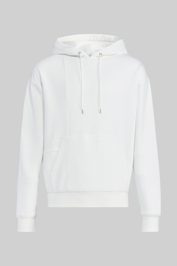 Unisex Sweatshirt im Patchwork-Look, WHITE, detail image number 6