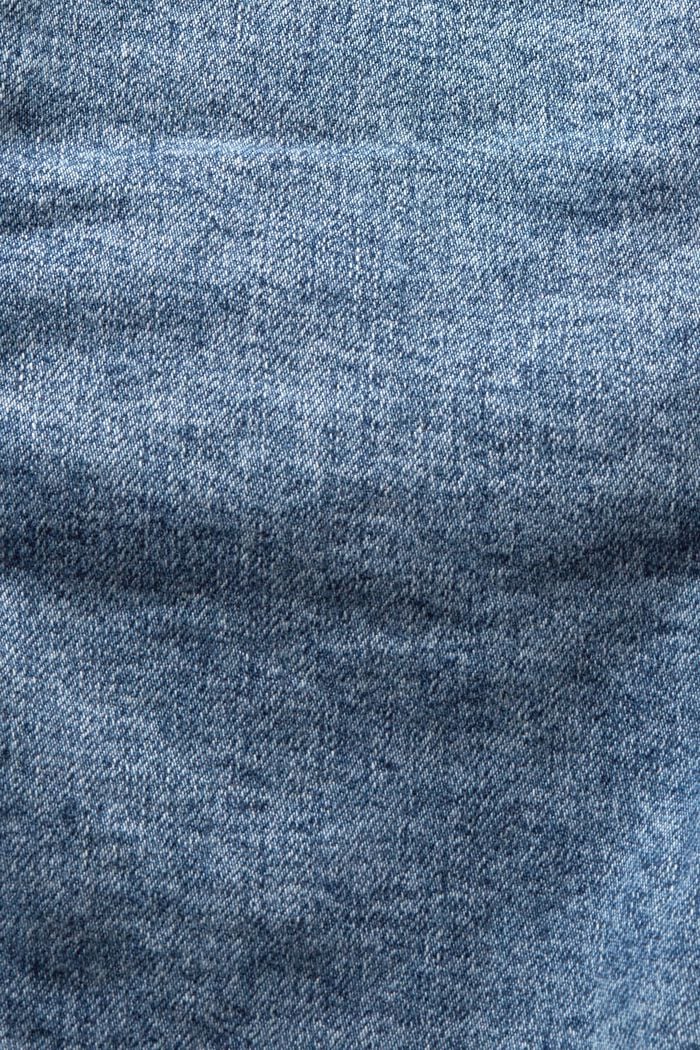 Ärmelloses Jeanskleid in Midilänge, BLUE LIGHT WASHED, detail image number 5