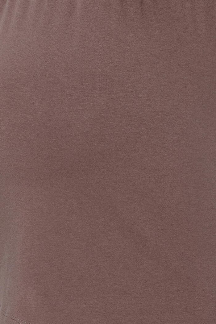 Still-Pyjama-Shirt aus Jersey, Organic Cotton, TAUPE, detail image number 3