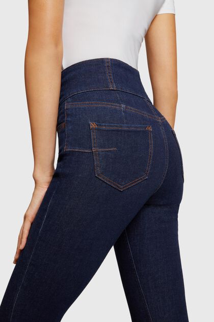 Body Contour: High-Rise-Jeans im Skinny Fit