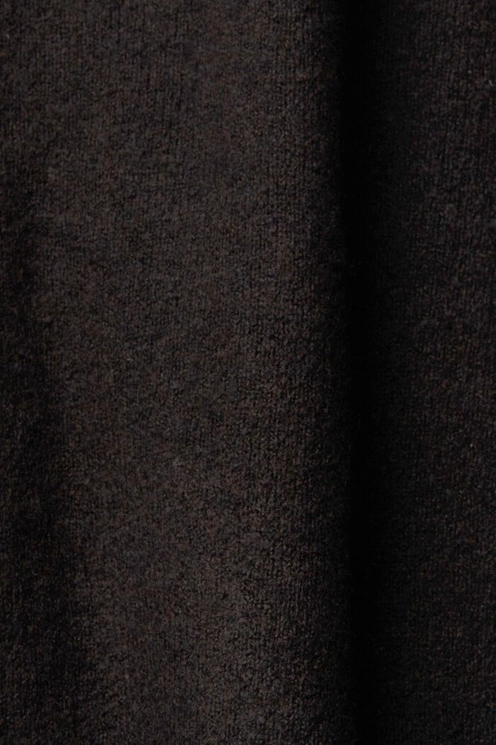 Ärmelloser Cardigan aus Wollmix, BLACK, detail image number 4