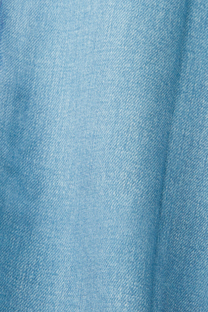 Hemd mit durchgehendem Denim-Print, BLUE MEDIUM WASHED, detail image number 0