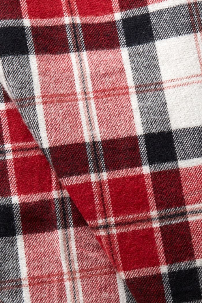 Pyjama-Set aus kariertem Flanell, NEW RED, detail image number 4