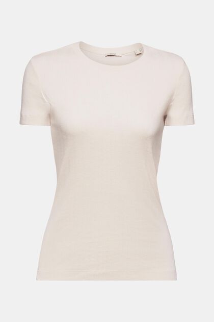 Pointelle-T-Shirt, PASTEL PINK, overview