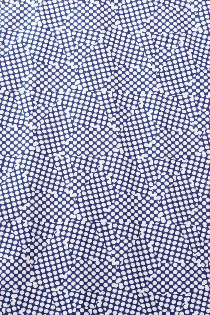 Gemustertes Hemd, 100 % Baumwolle, BLUE, detail image number 4