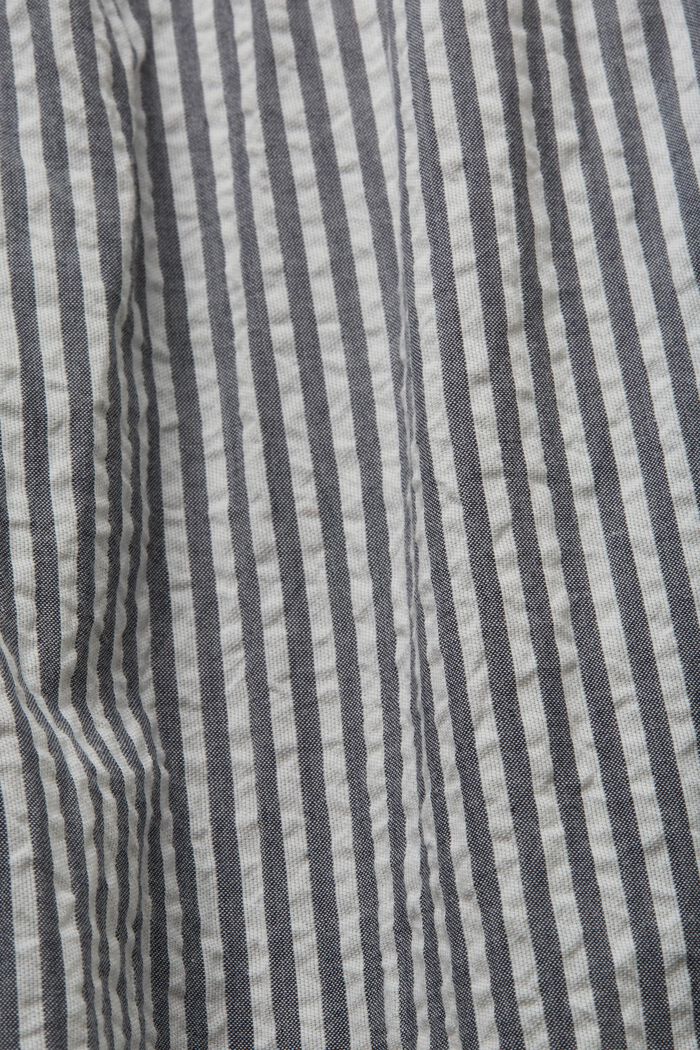 CURVY Seersucker-Kleid 100 % Baumwolle, NAVY, detail image number 5