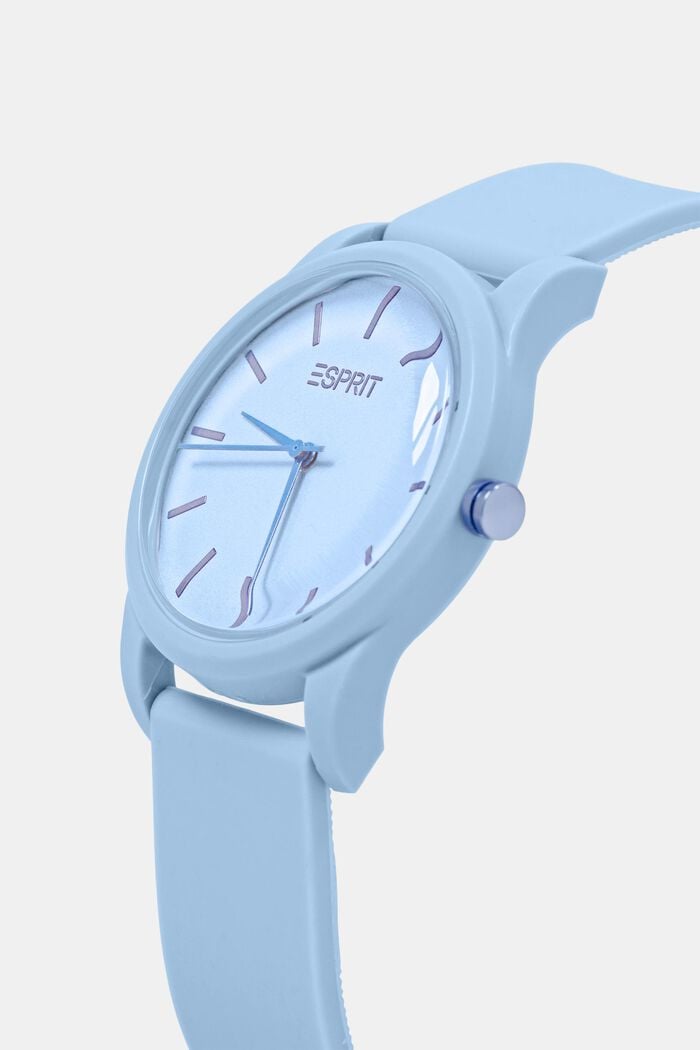 Uhr mit Gummiarmband, LIGHT BLUE, detail image number 1