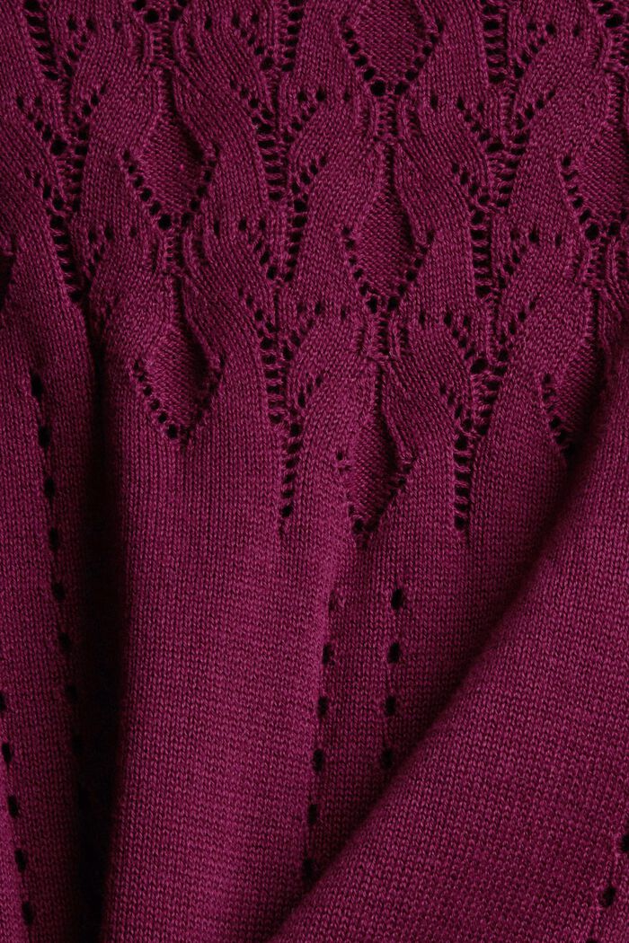 Sweaters regular, BORDEAUX RED, detail image number 4