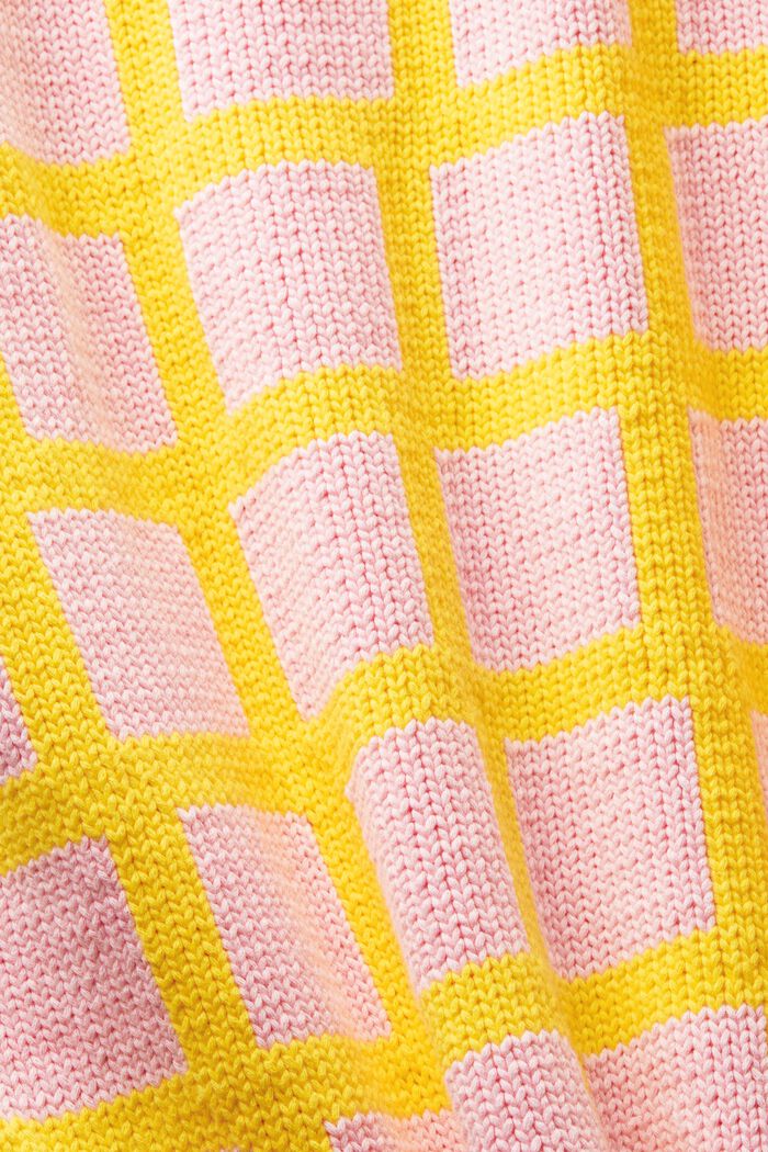 Grobstrickpullover mit Logo, YELLOW, detail image number 5