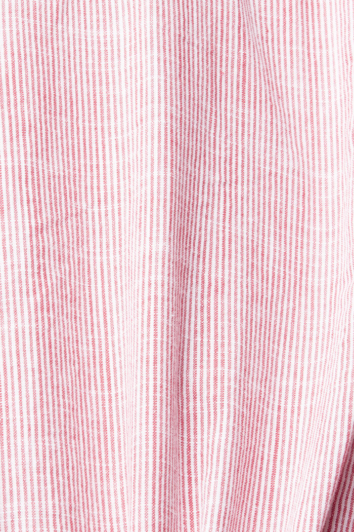 Gestreiftes Hemd mit kleinen Motiven, DARK PINK, detail image number 4