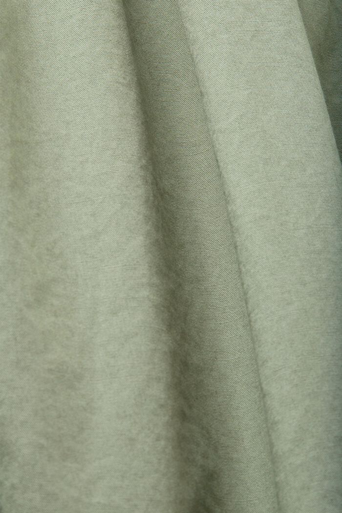 Midikleid aus Baumwolle, PALE KHAKI, detail image number 5