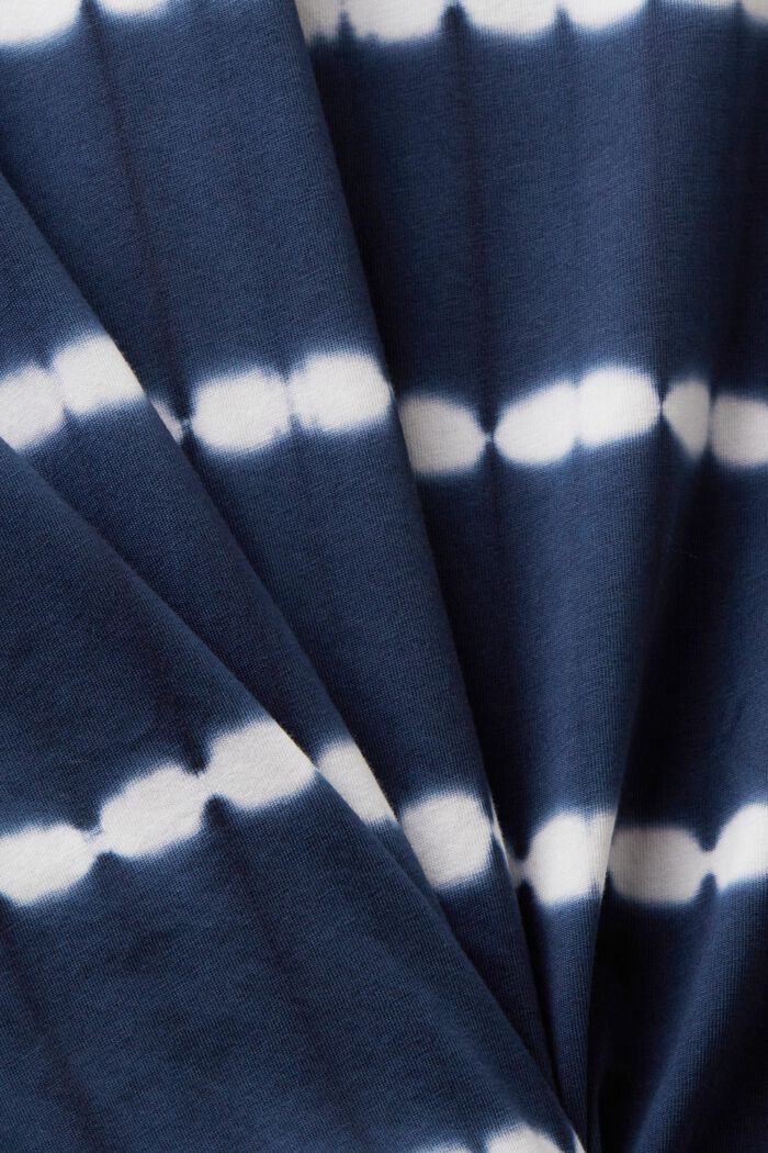 Poloshirt aus Baumwolle im Tie-Dye, NAVY, detail image number 5