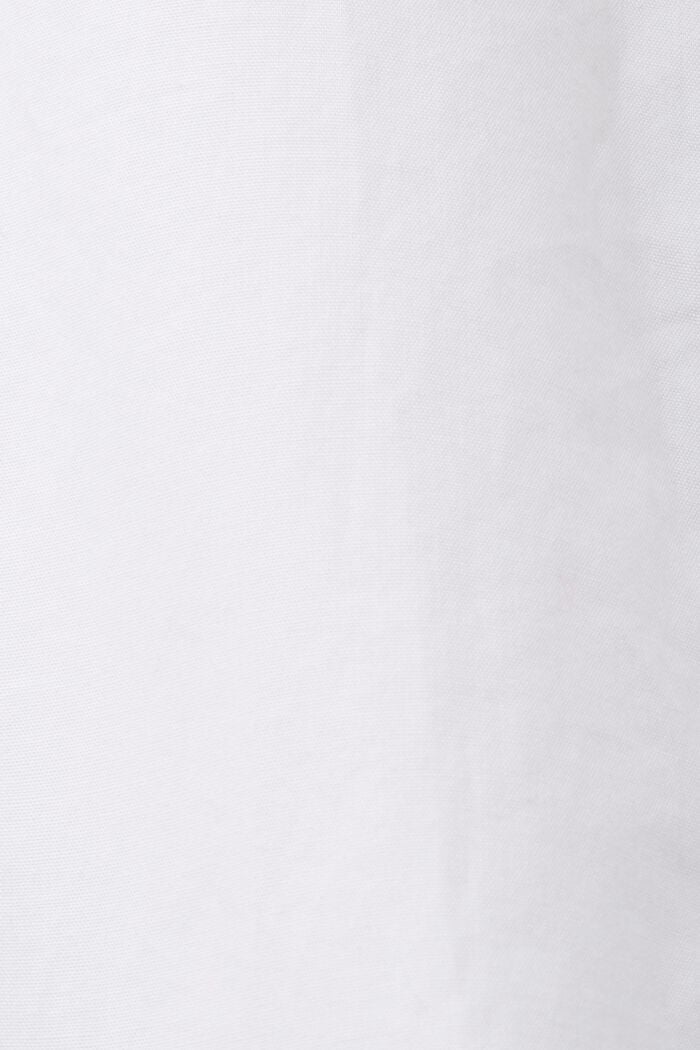 Hemdbluse aus 100% Baumwolle, WHITE, detail image number 6