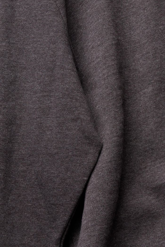 Recycelt: Sweatshirt mit Kapuze, DARK GREY, detail image number 5