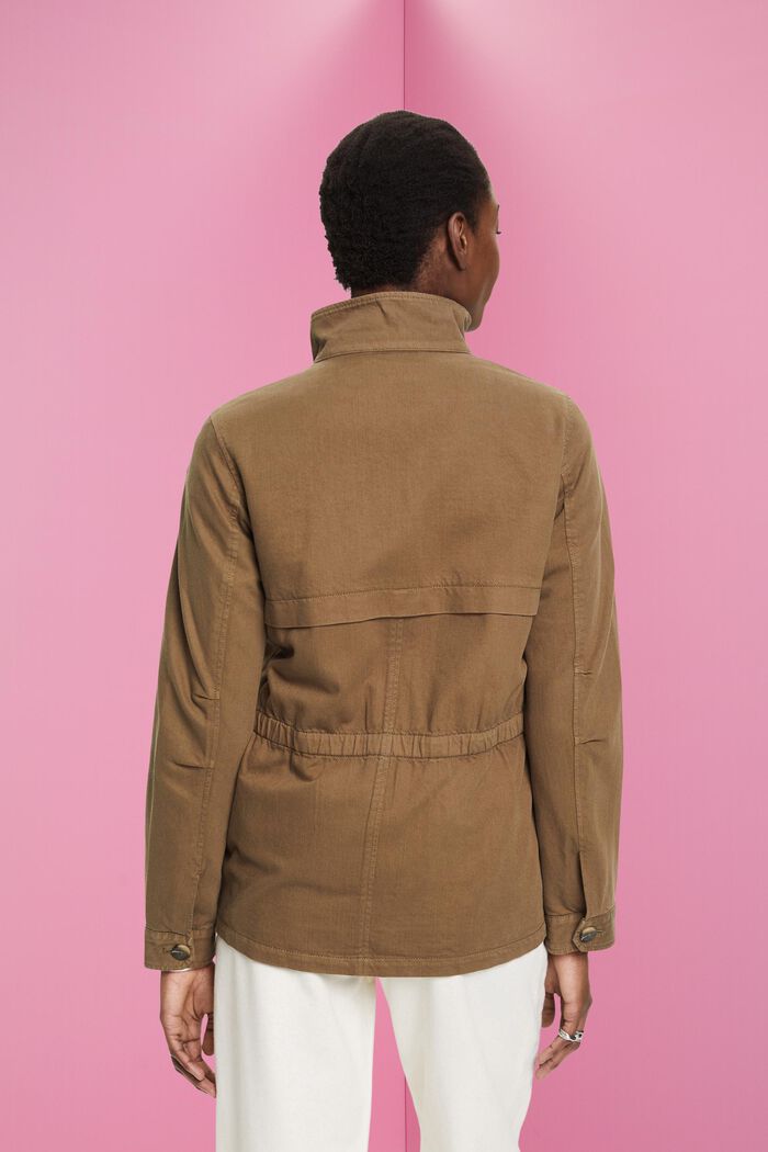 Utility-Jacke mit elastischem Taillenbund, KHAKI GREEN, detail image number 3