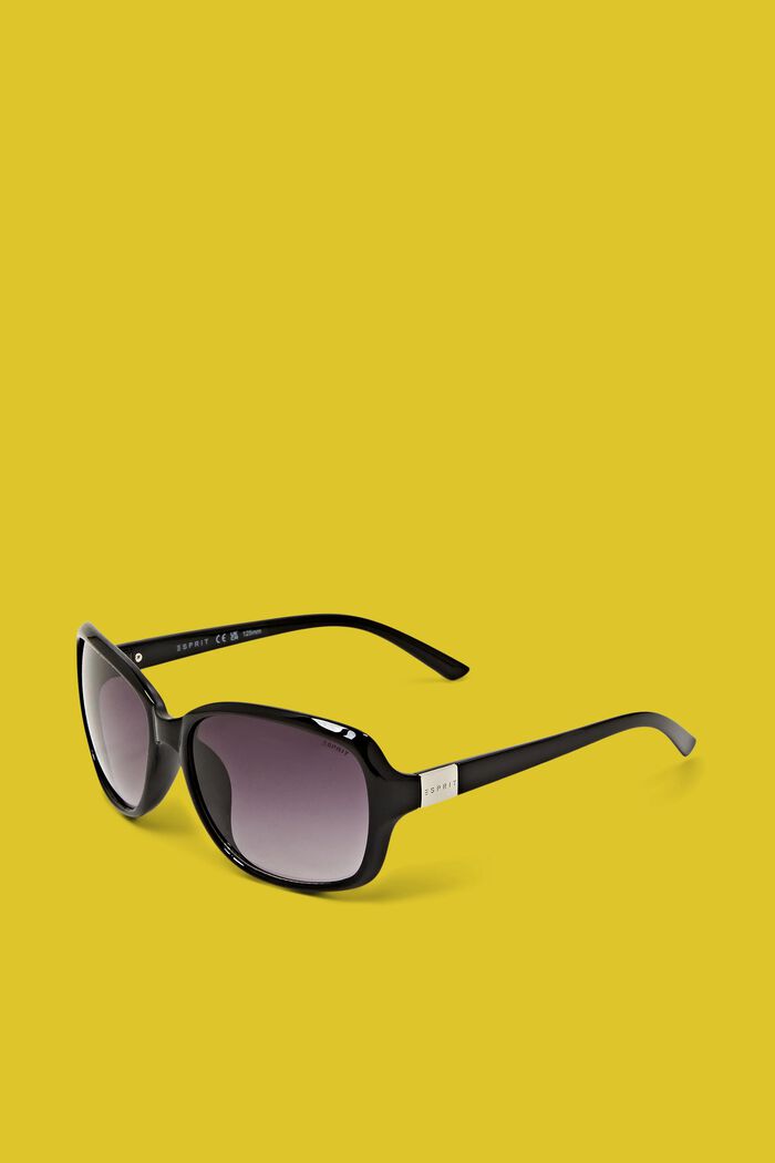 Sonnenbrille mit zeitlosem Design, BLACK, detail image number 2