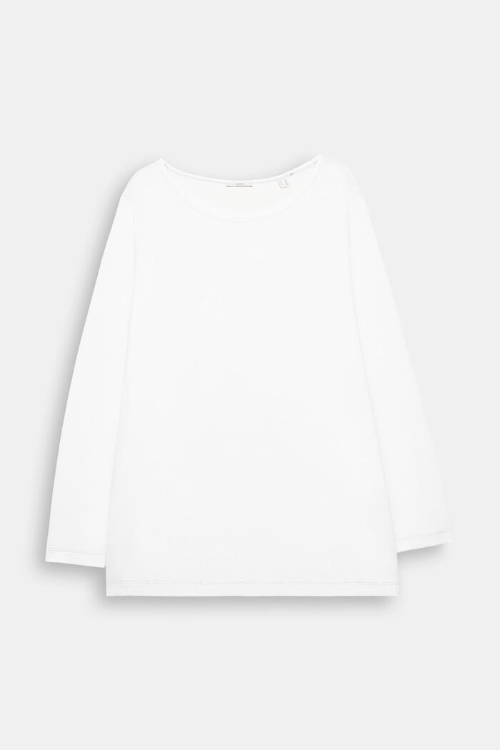 CURVY Longsleeve, OFF WHITE, detail image number 6