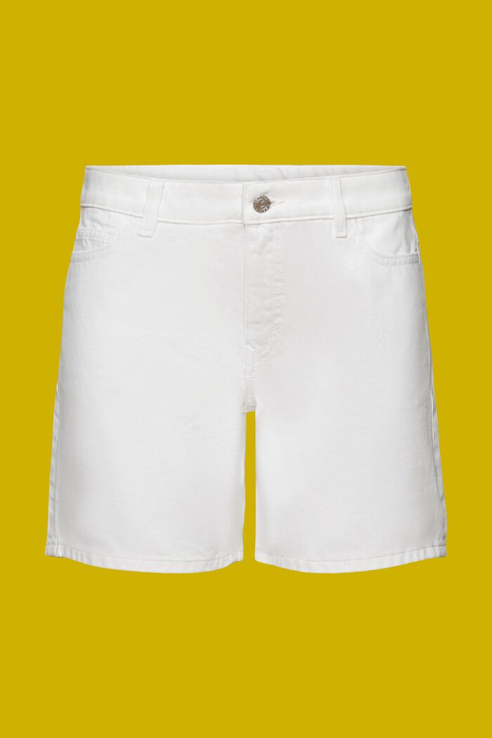 Jeans-Shorts, 100 % Baumwolle, WHITE, detail image number 7