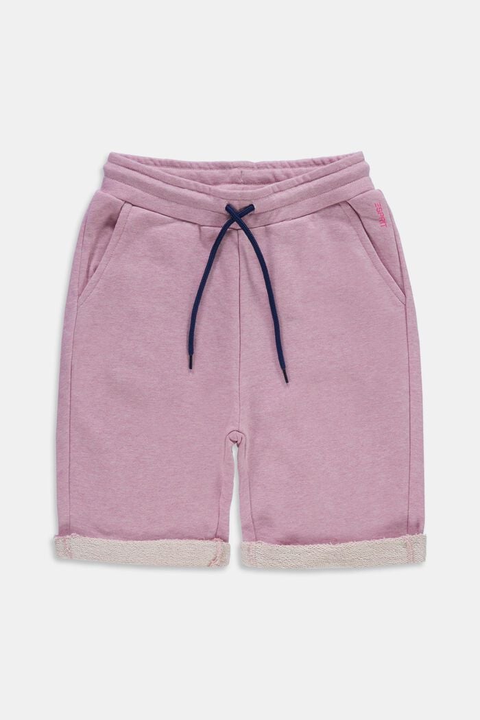 Sweat-Shorts aus Baumwolle, LIGHT PINK, detail image number 0